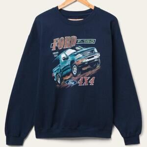 Ford F150 4x4 Retro Truck Graphic Crewneck Sweatshirt